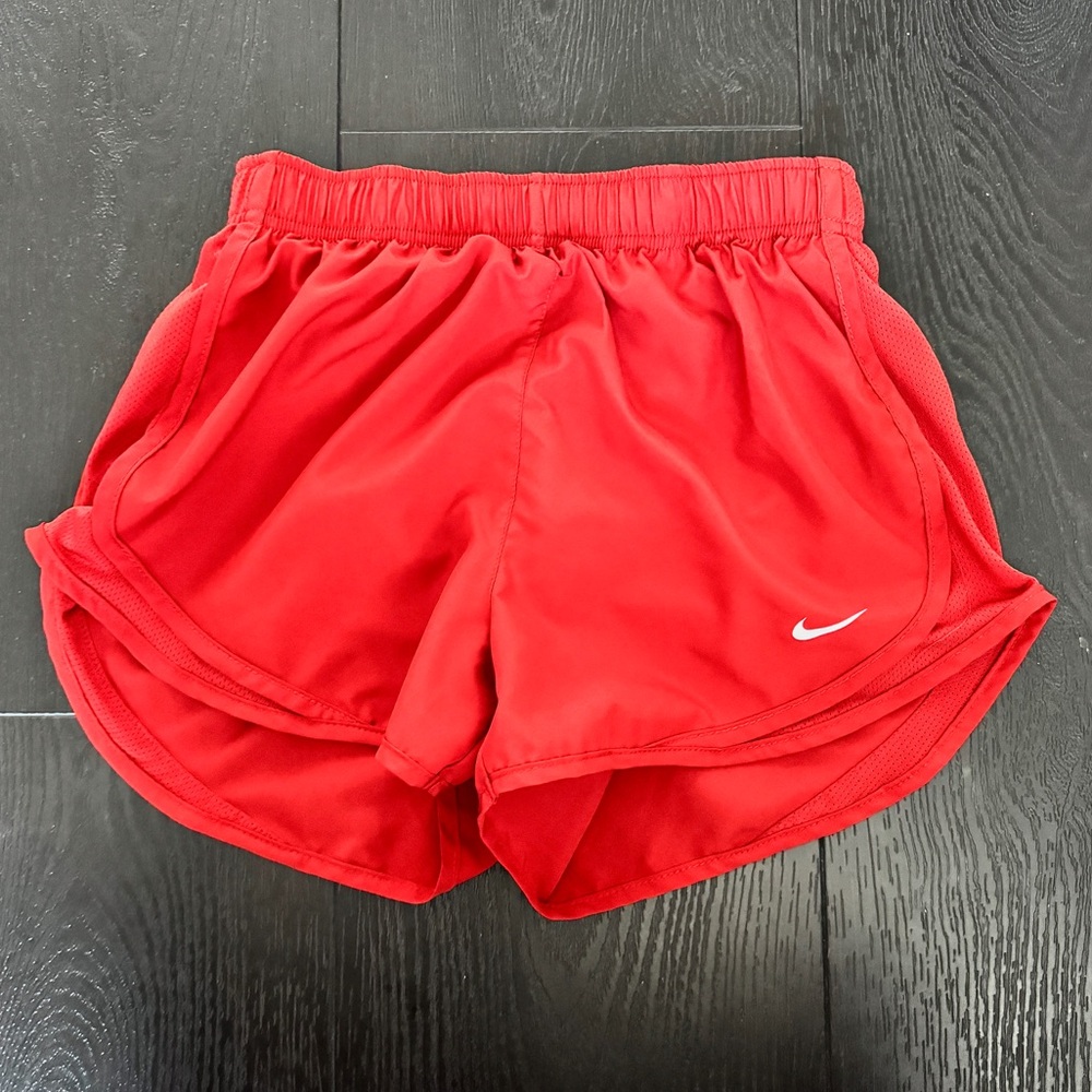 Nike red athletic shorts size small